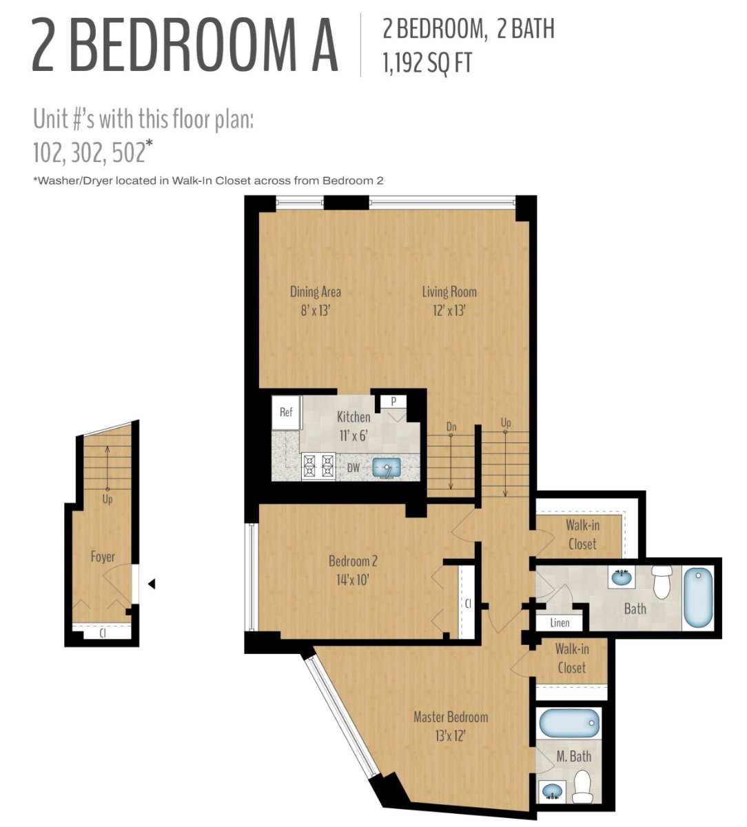2 Bedroom 2 Bath Image